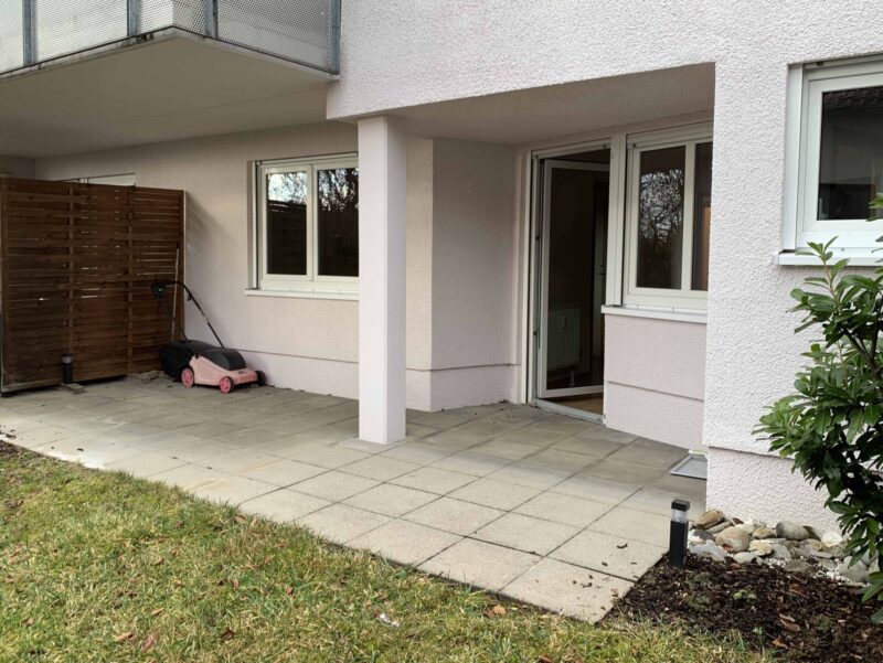 Terrasse und eigener Garten