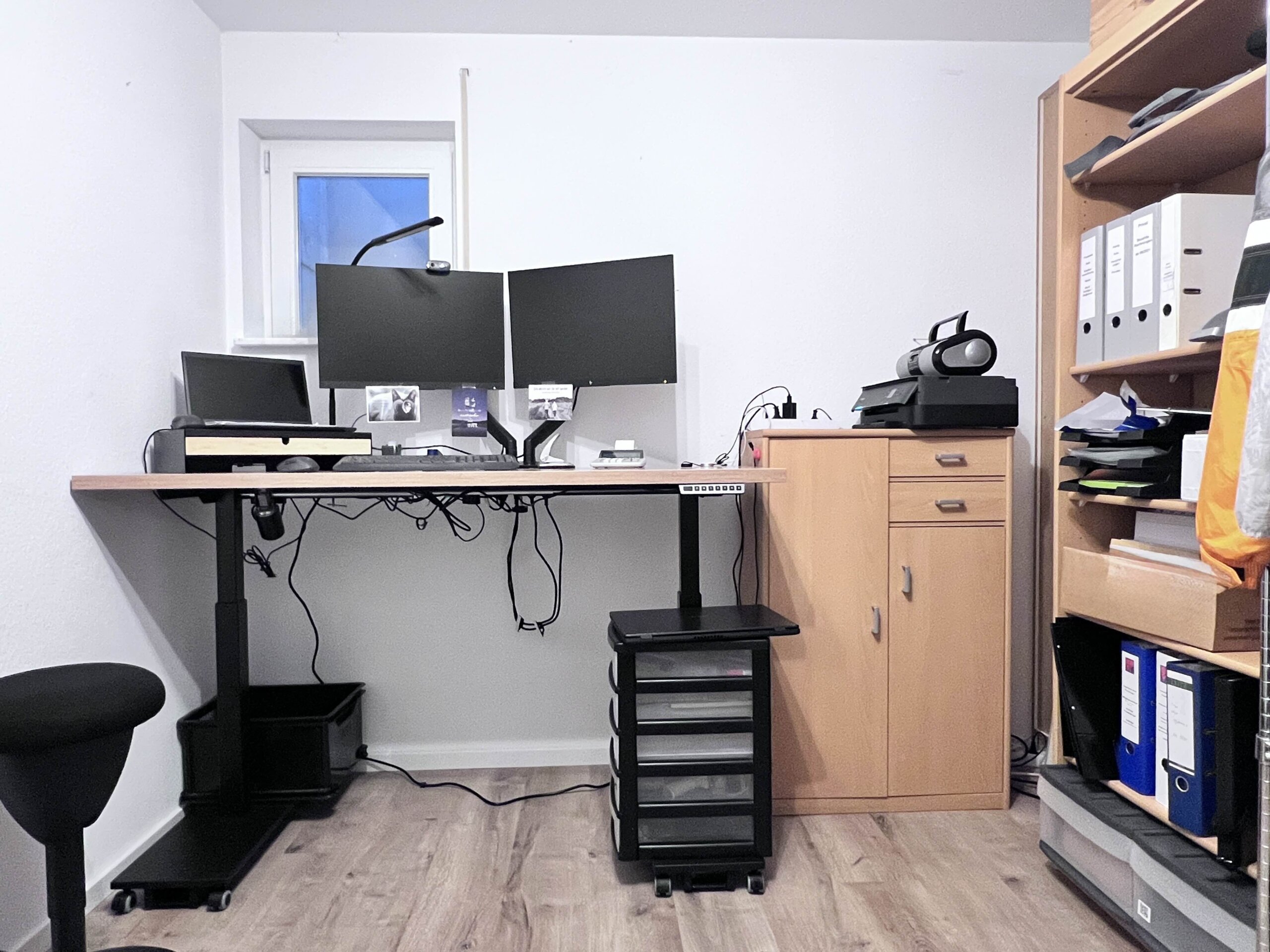 Arbeitsbereich im Schlafzimmer