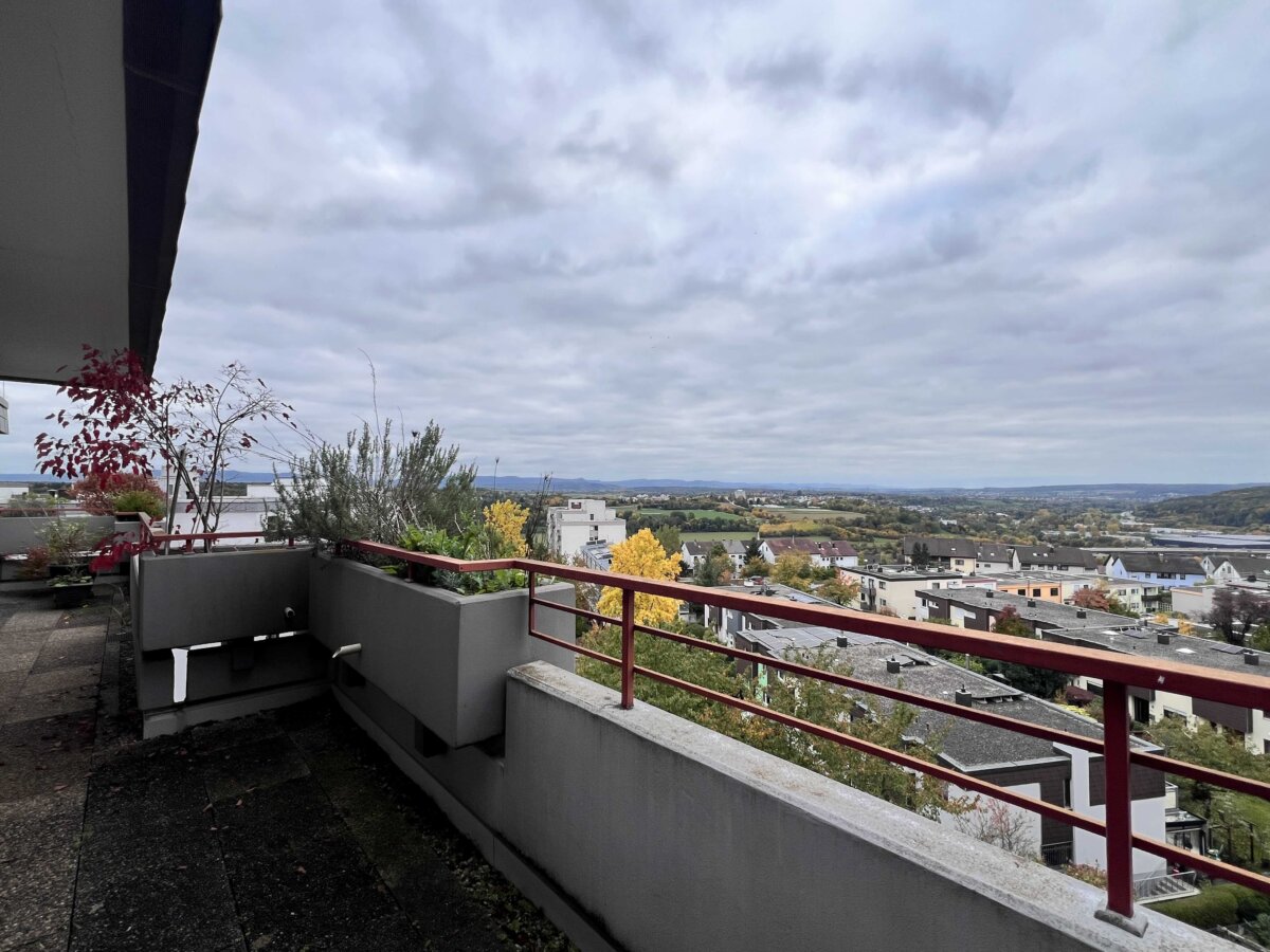 Terrasse mit fantastischem Fernblick