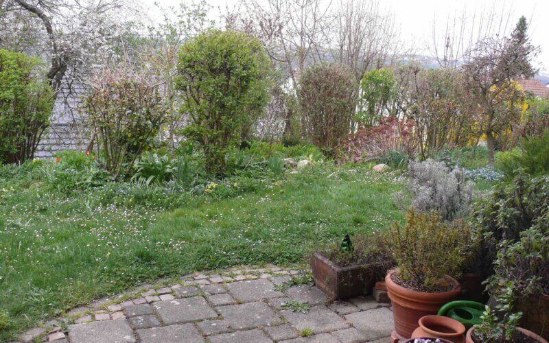 3-Zi-Einliegerwohnung in Aussichtslage mit Terrasse + Garten + Garage inkl.