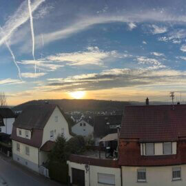 Panoramafoto der fantastischen Aussicht