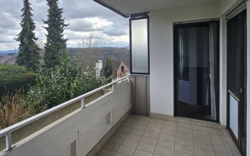 Sehr gepflegte großzügige 3,5-Zi-Wohnung mit Balkon. TG optional.