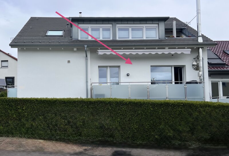 Balkon nach Westen