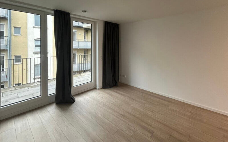 Moderne 1-Zi-Wohnung in Appartementhaus.