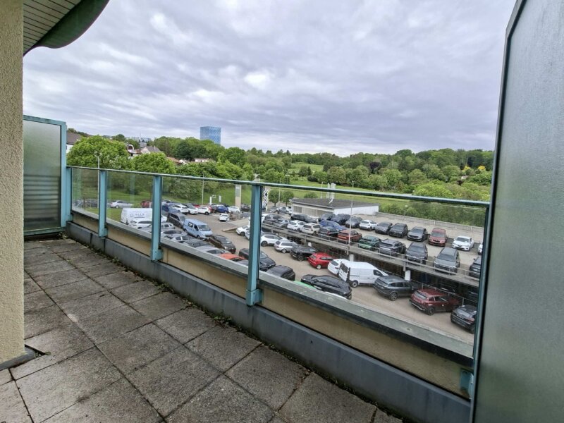 Ausblick Balkon