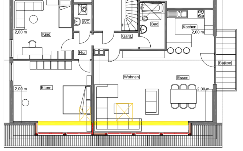 Erstbezug nach Kernsanierung: 3,5-Zi-DG-Wohnung. Balkon. Inkl. EBK. Stellplatz.