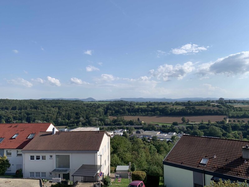 Blick durchs Dachfenster