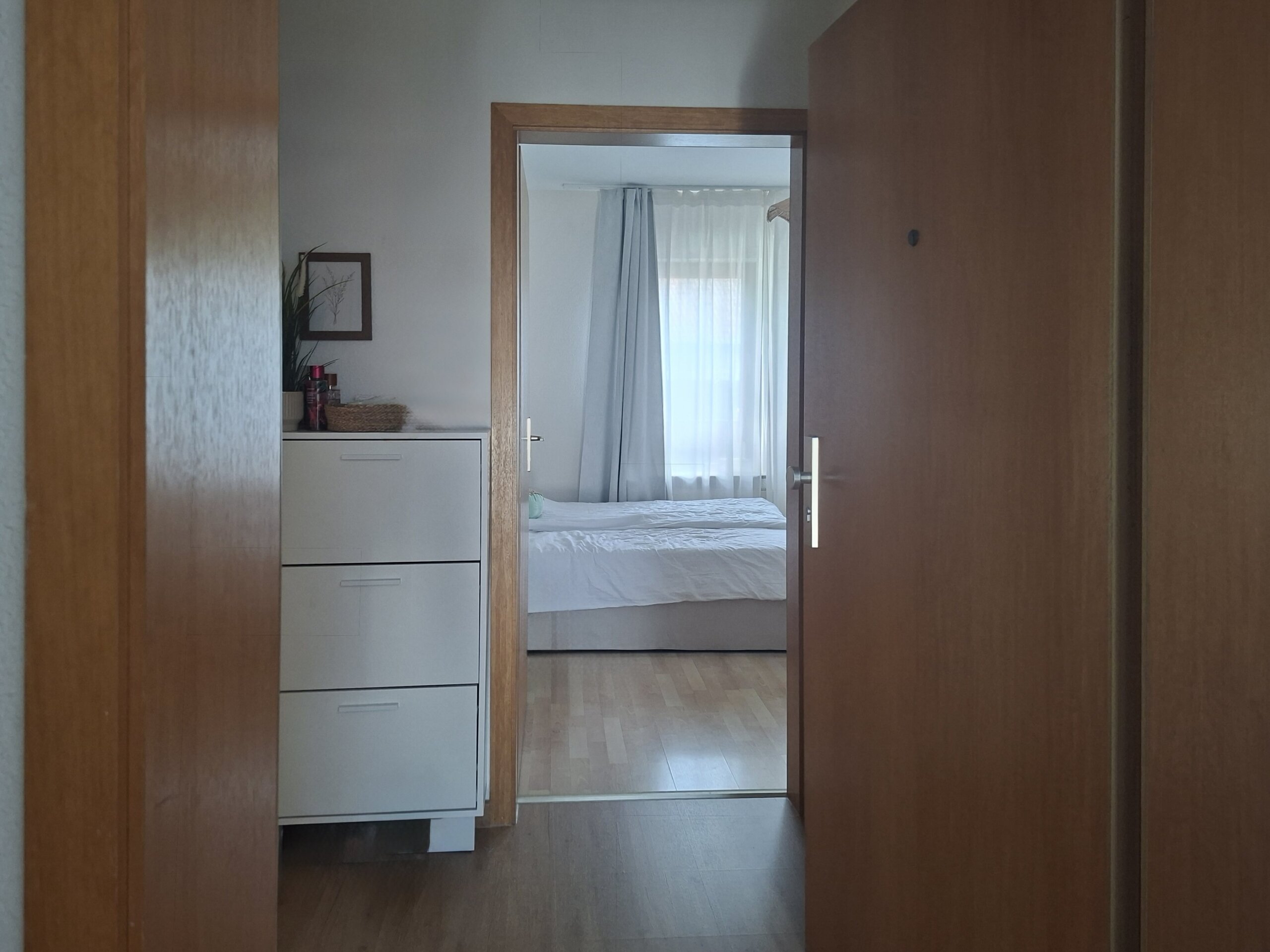 Blick vom Wohnungseingang