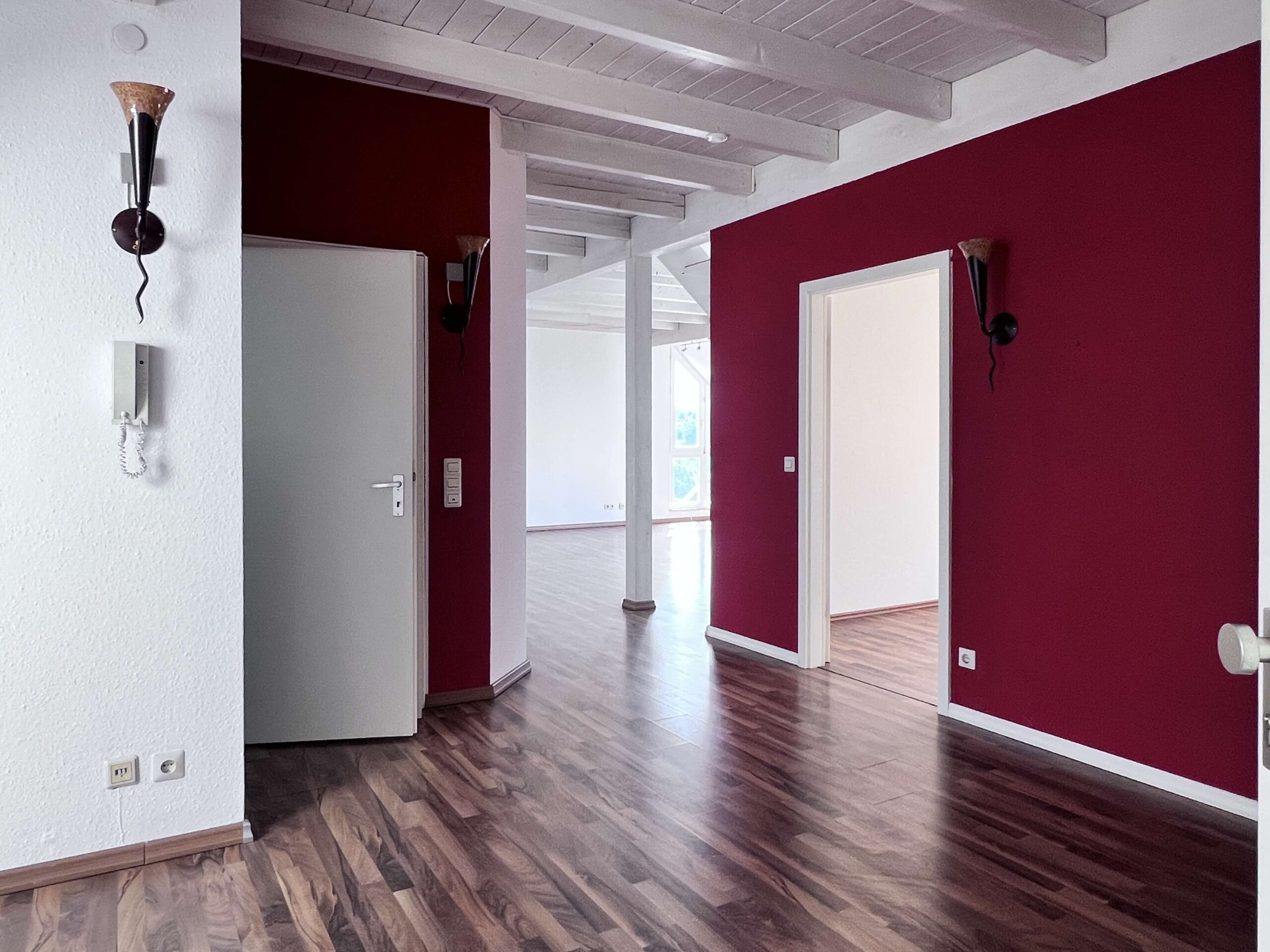 Ebene 1 Blick vom Wohnungseingang