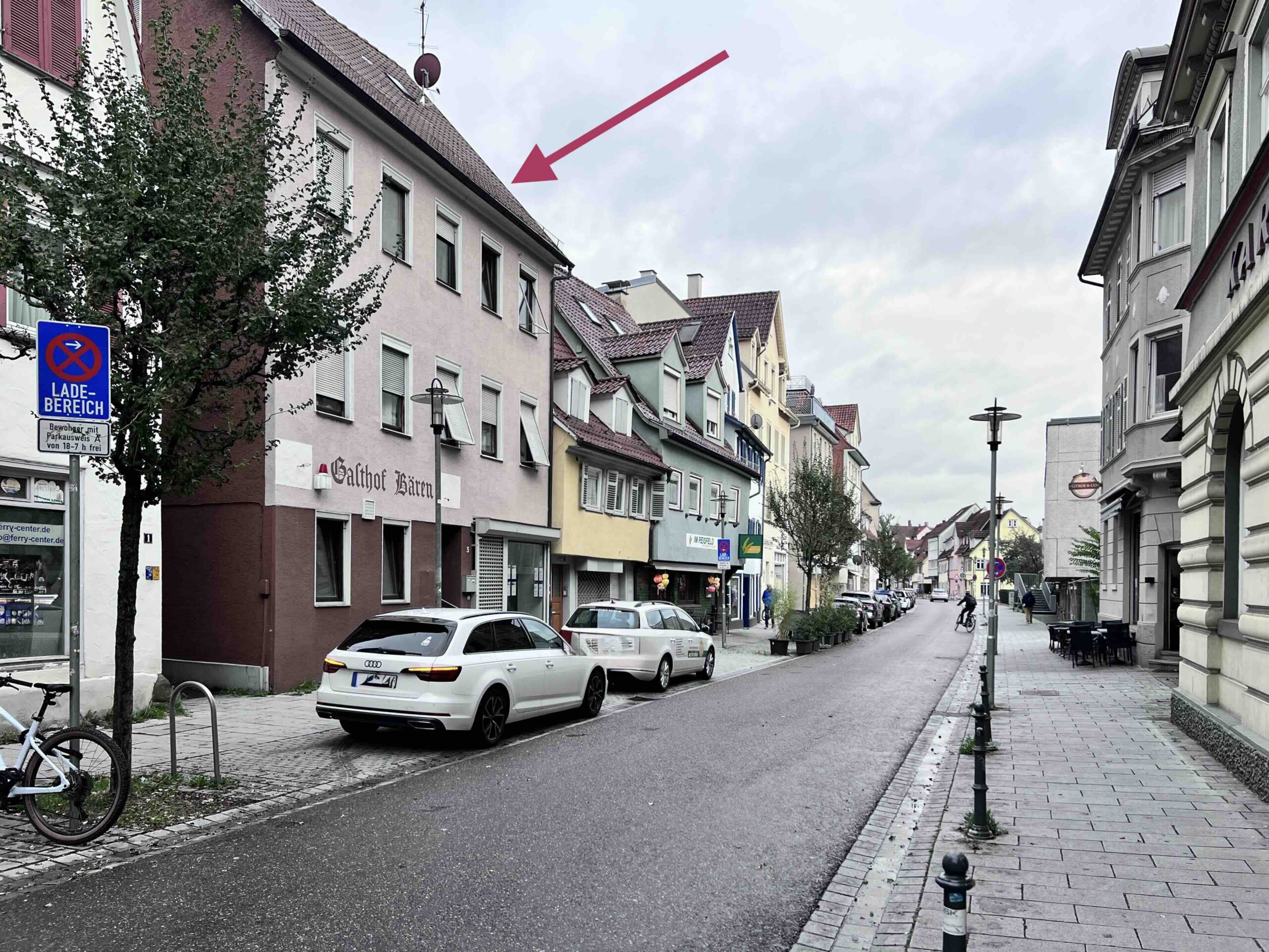 Blick in die Obertorstraße in Richtung Charlottenplatz