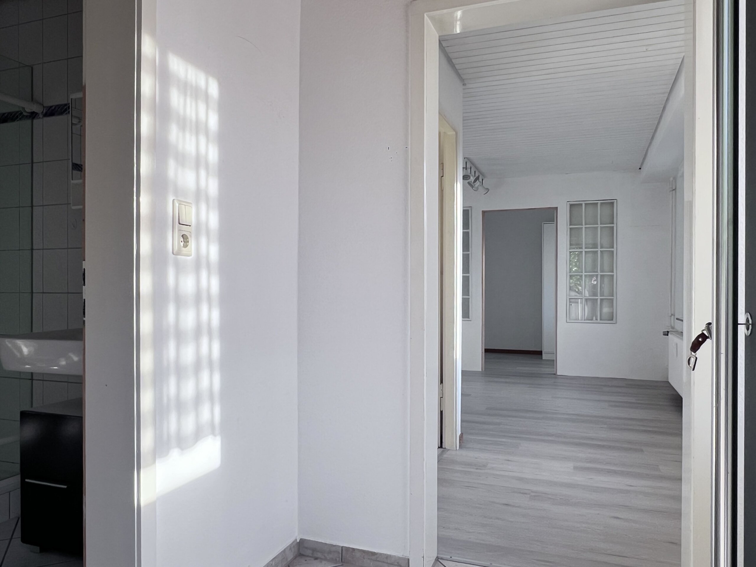 Blick vom Wohnungseingang